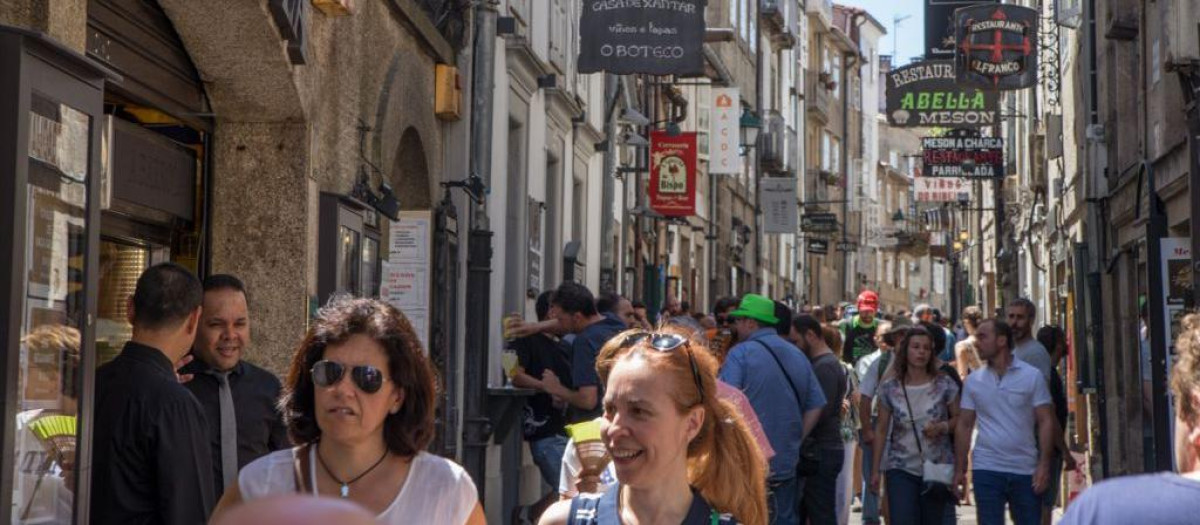 Rúa do Franco (Santiago de Compostela, Galicia)