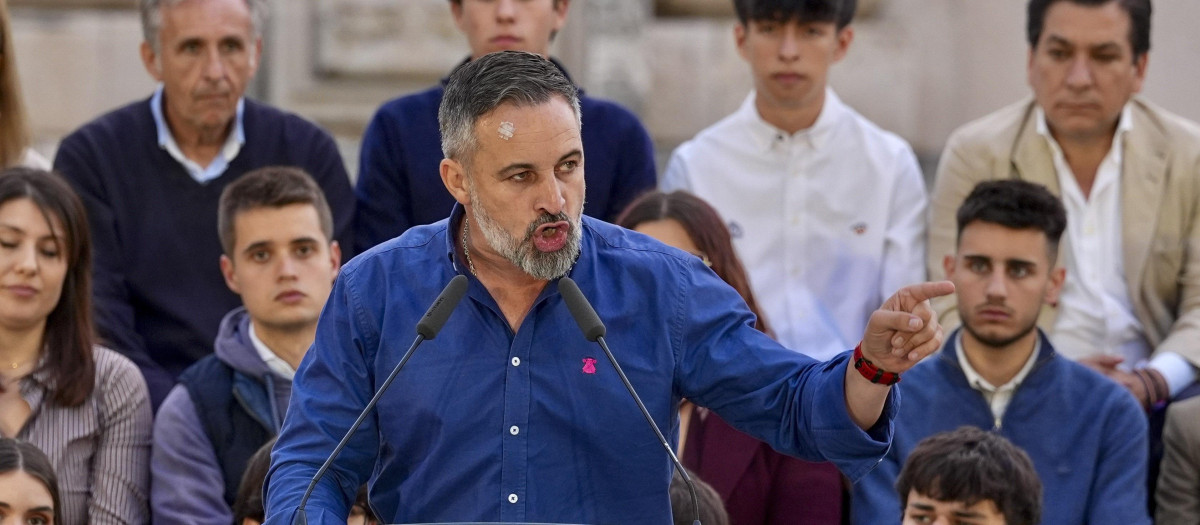 Abascal llama «mierda» a Sánchez y «rata» a Marlaska por el «acoso» que sufre Vox en sus mítines