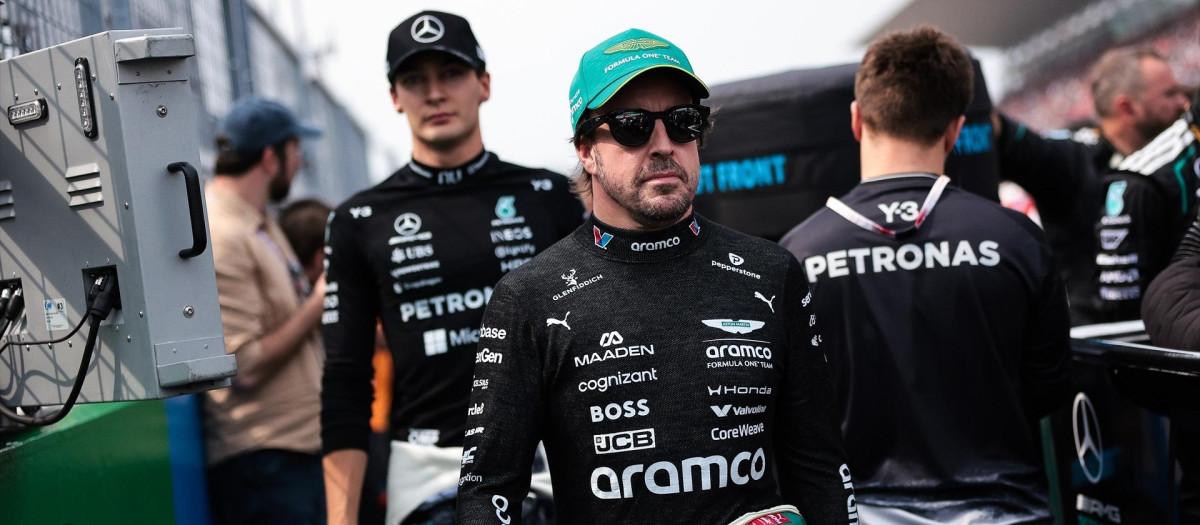 Fernando Alonso, en el Gran Premio de Suzuka