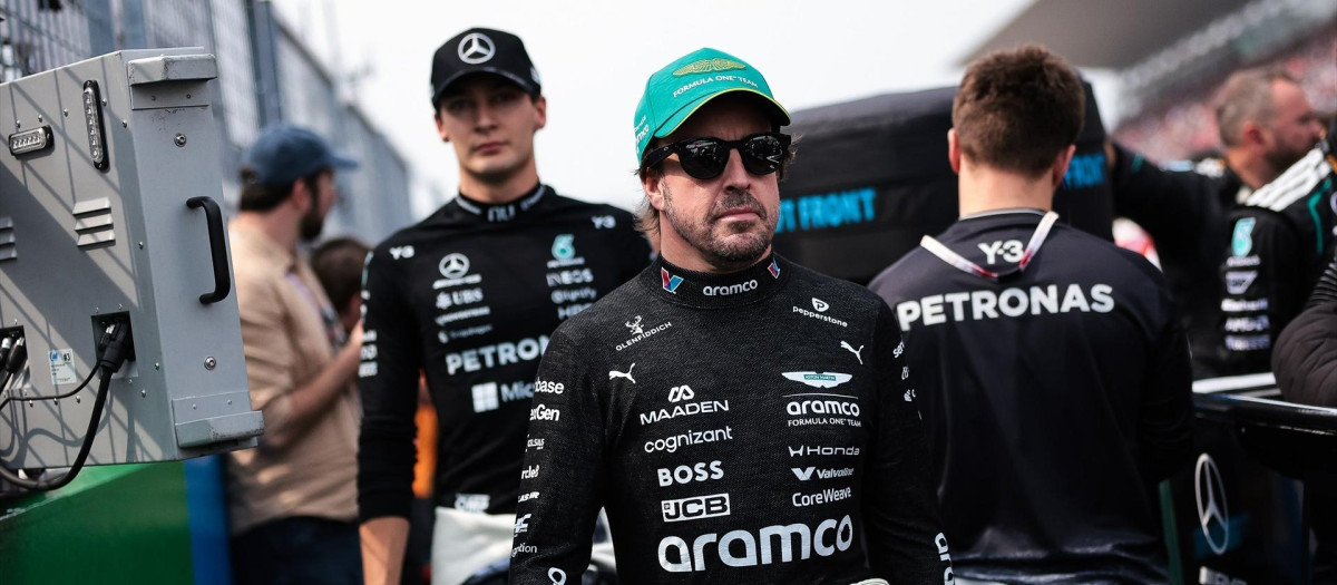 Fernando Alonso, en el Gran Premio de Suzuka