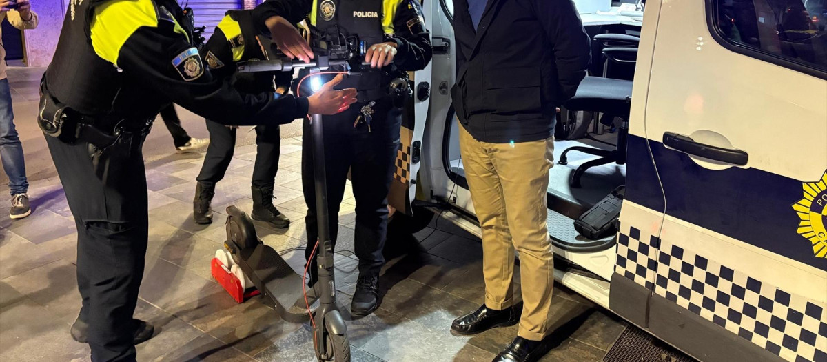 Control de patinetes eléctricos en Castellón