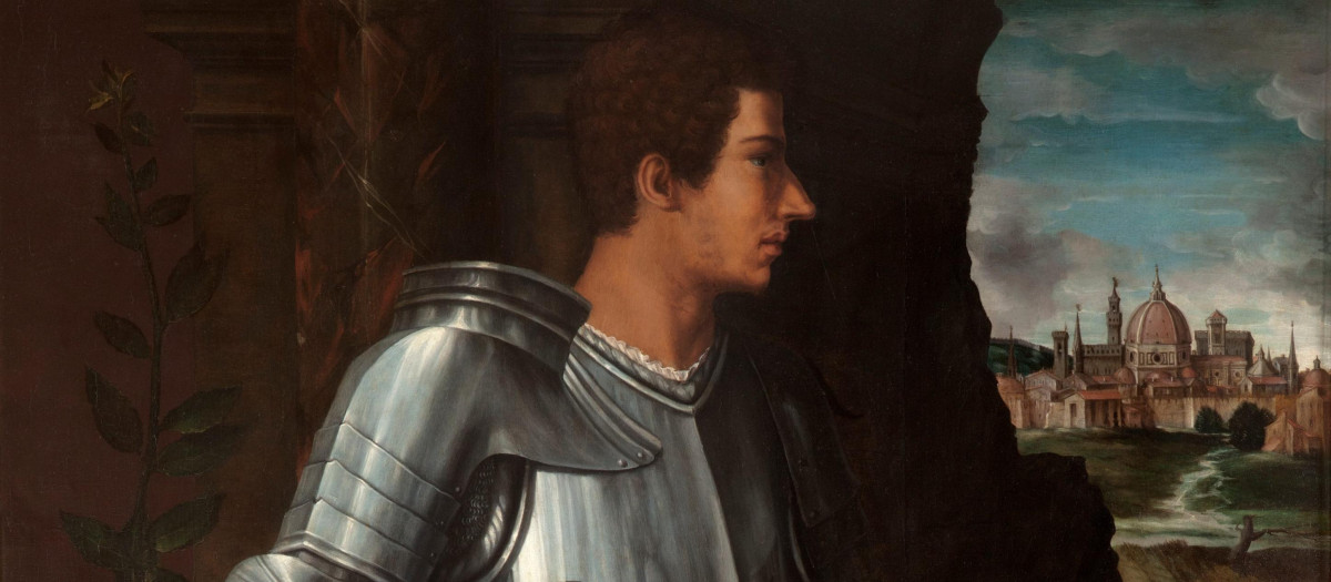 Retrato de Alejandro de Médici por Giorgio Vasari