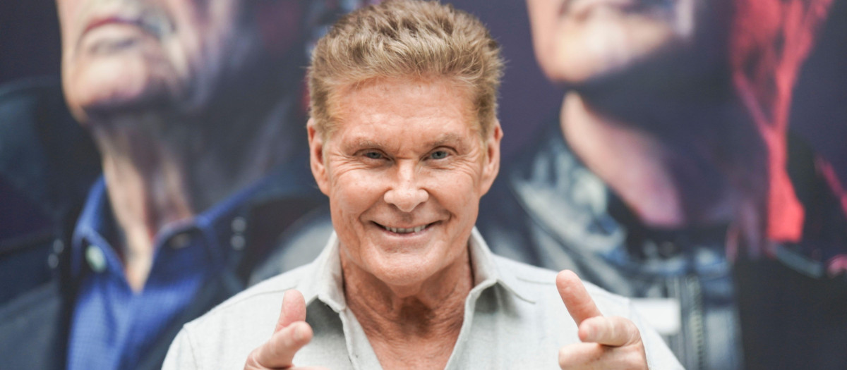 Actor David Hasselhoff attending serie promotion 'Ze Network' in Cologne, Germany - 24 Oct 2022