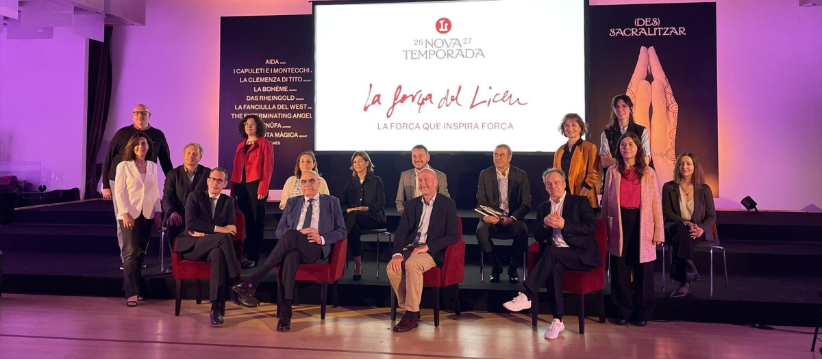 Presentación de la temporada 2026-2027 del Liceo de Barcelona con su equipo directivo

EUROPA PRESS
27/4/2026