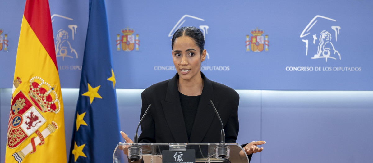 La portavoz de Más Madrid en el Congreso, Tesh Sidi