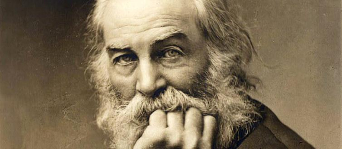 Walt Whitman a la edad de 50 años