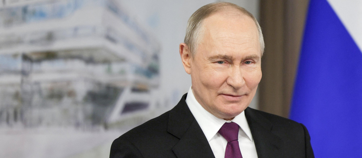 El presidente de Rusia, Vladimir Putin, en Moscú