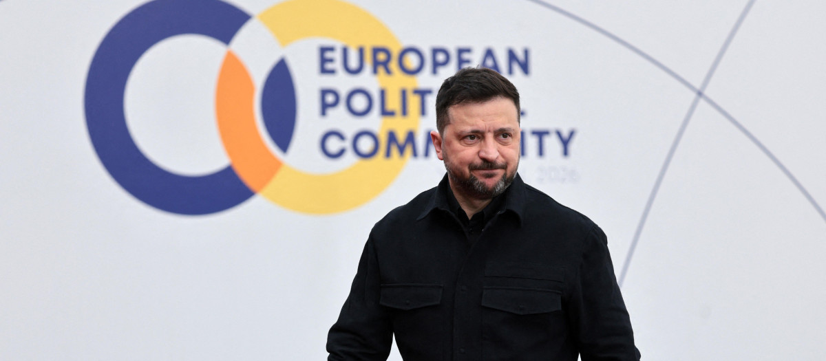 El presidente de Ucrania, Volodymyr Zelensky, llega a Ereván para asistir a la octava cumbre de la Comunidad Política Europea (CPE)