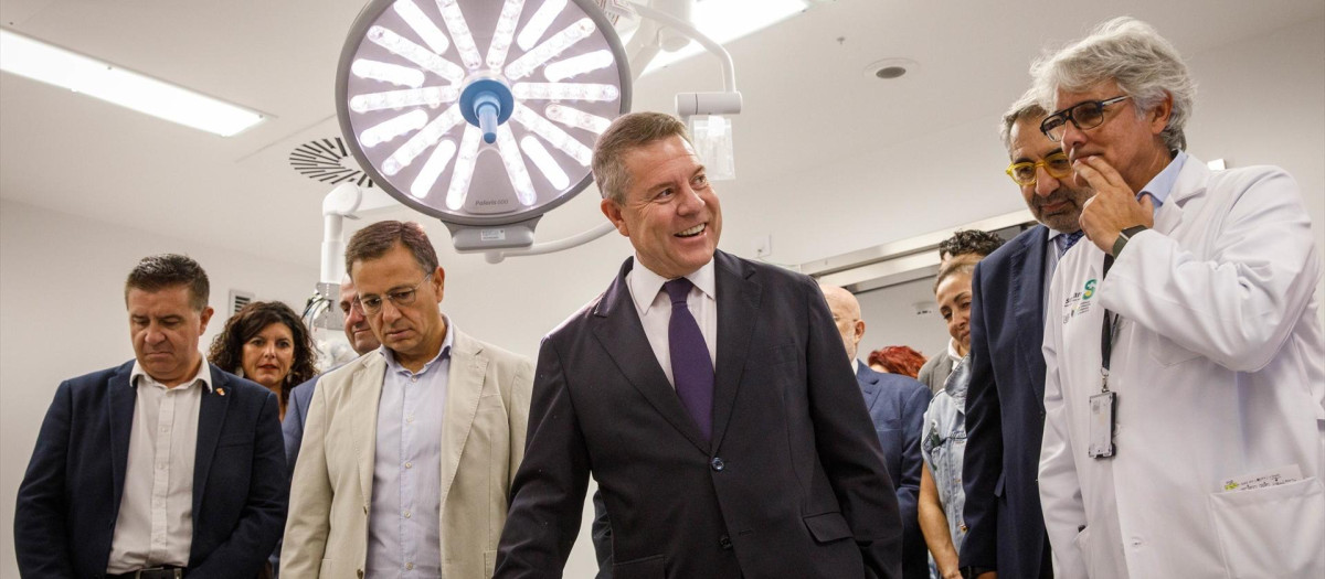(Foto de ARCHIVO)
El titular del Ejecutivo regional, Emiliano García-Page, visita el nuevo edificio polivalente del Complejo Hospitalario Universitario de Albacete.

REMITIDA / HANDOUT por DAVID ESTEBAN GONZALEZ
Fotografía remitida a medios de comunicación exclusivamente para ilustrar la noticia a la que hace referencia la imagen, y citando la procedencia de la imagen en la firma
05/9/2025