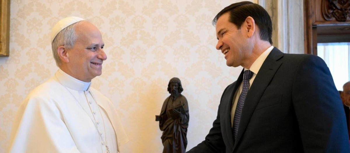 León XIV y Marco Rubio