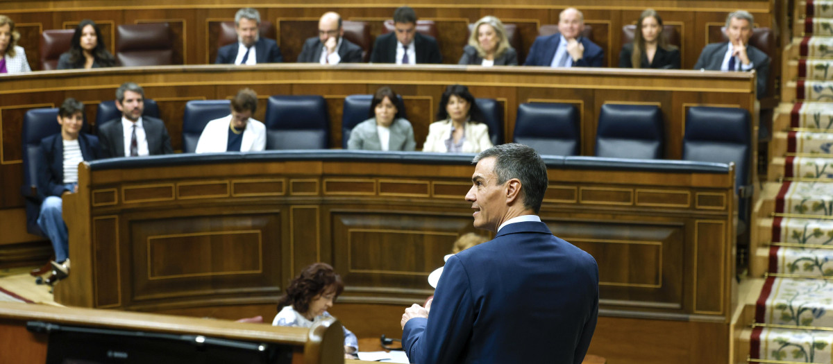 Pedro Sánchez, en una imagen de archivo en el Congreso