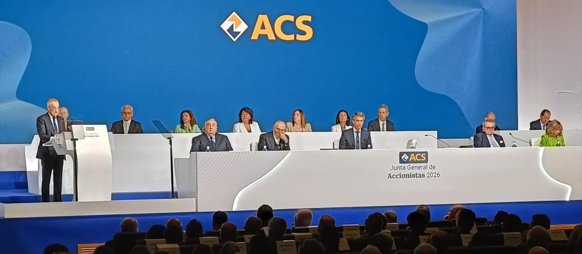 Imagen de la unta general de accionistas de ACS de 2026.

EUROPA PRESS
08/5/2026