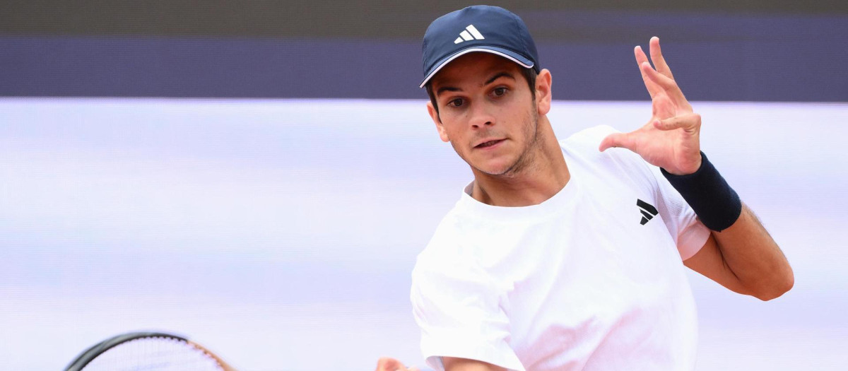 Rafa Jódar, en su debut en el Masters 1000 de Roma