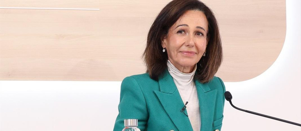 La presidenta del Banco Santander, Ana Botín.