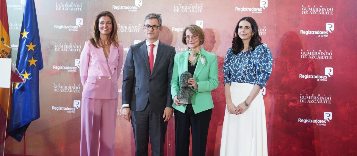 Rosario Jiménez, Félix Bolaños, Eva Alcón, y Jimena Campuzano