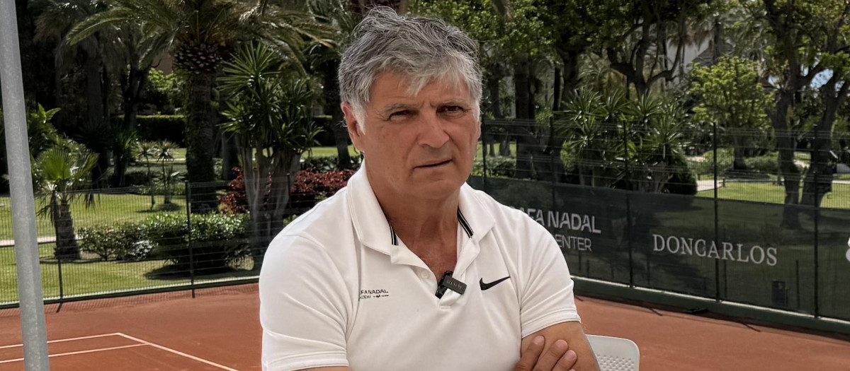 Toni Nadal en el hotel Don Carlos