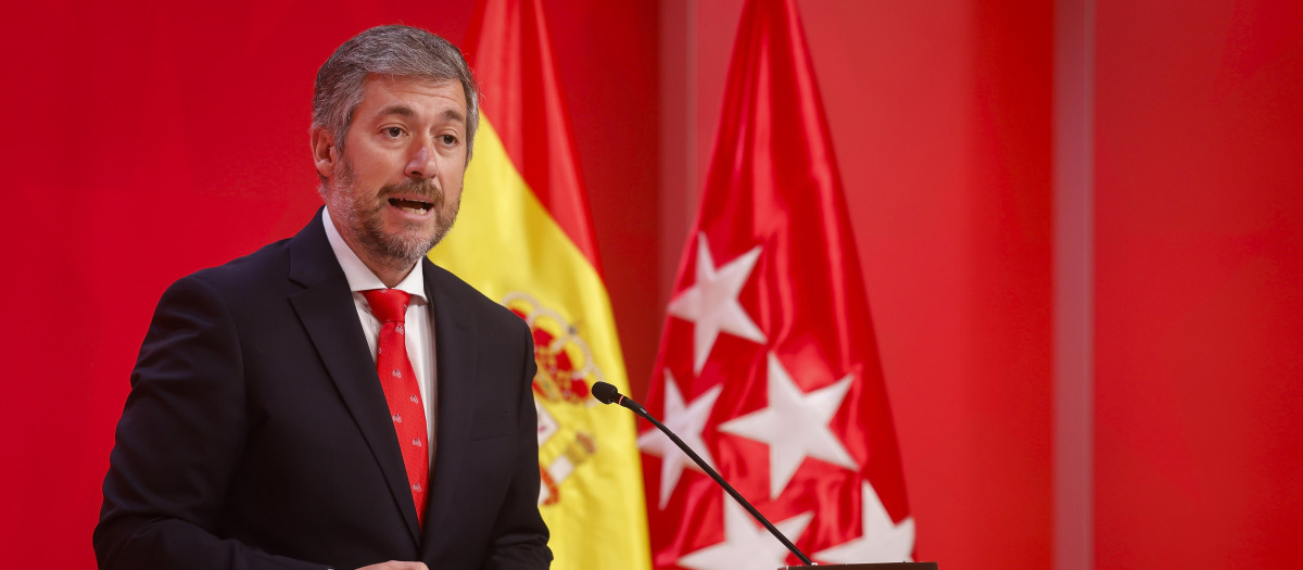 El consejero de Presidencia, Justicia y Administración Local, Miguel Ángel García Martín