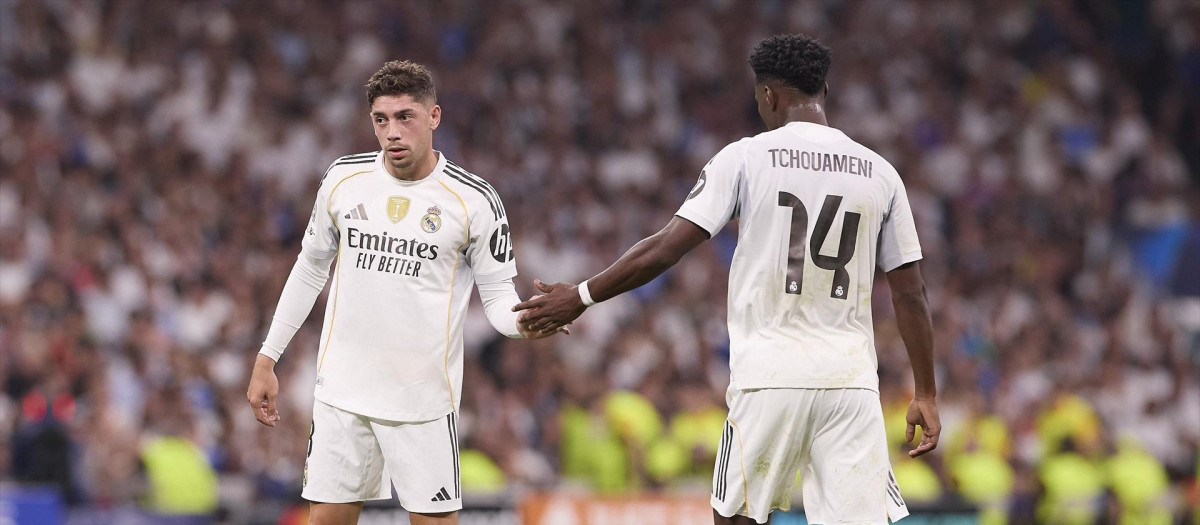 Fede Valverde y Aurélien Tchouameni