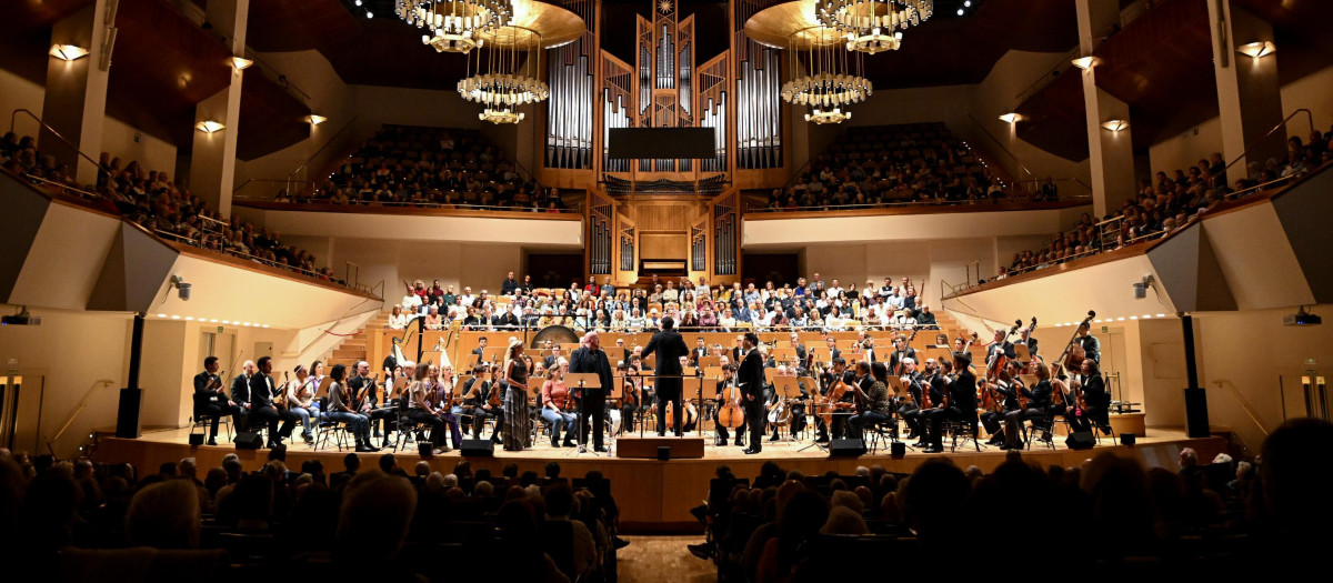 La Orquesta Nacional de España y su director titular y artístico David Afkham interpretaban esta noche el primer acto de 'La valquiria' de Richard Wagner