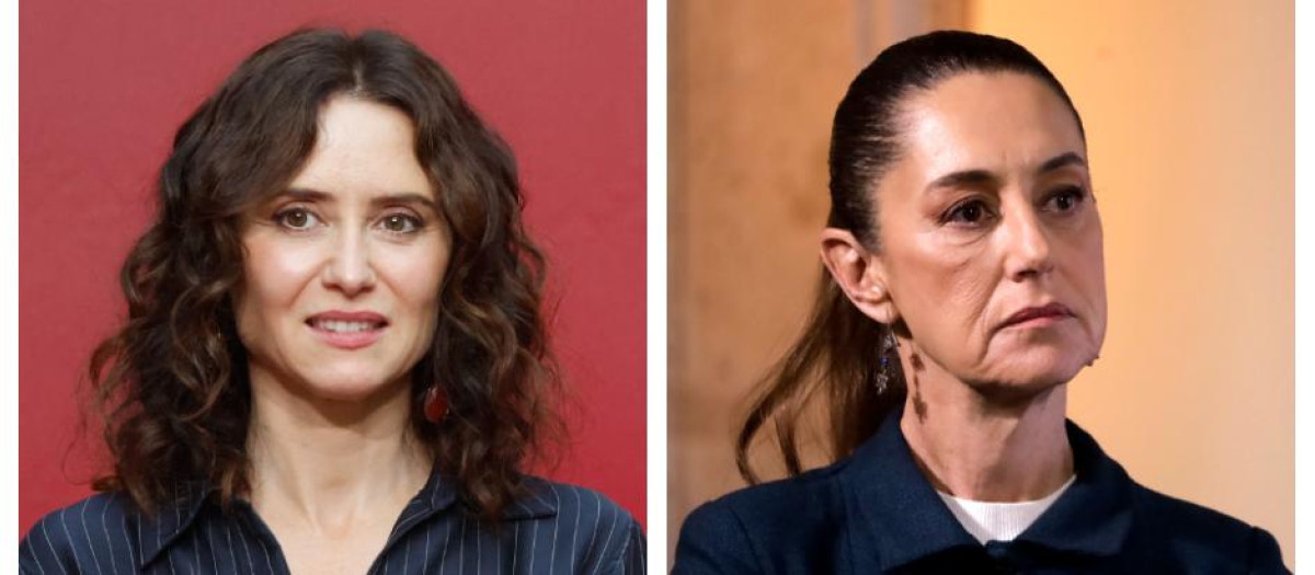 Isabel Díaz Ayuso y Claudia Sheinbaum