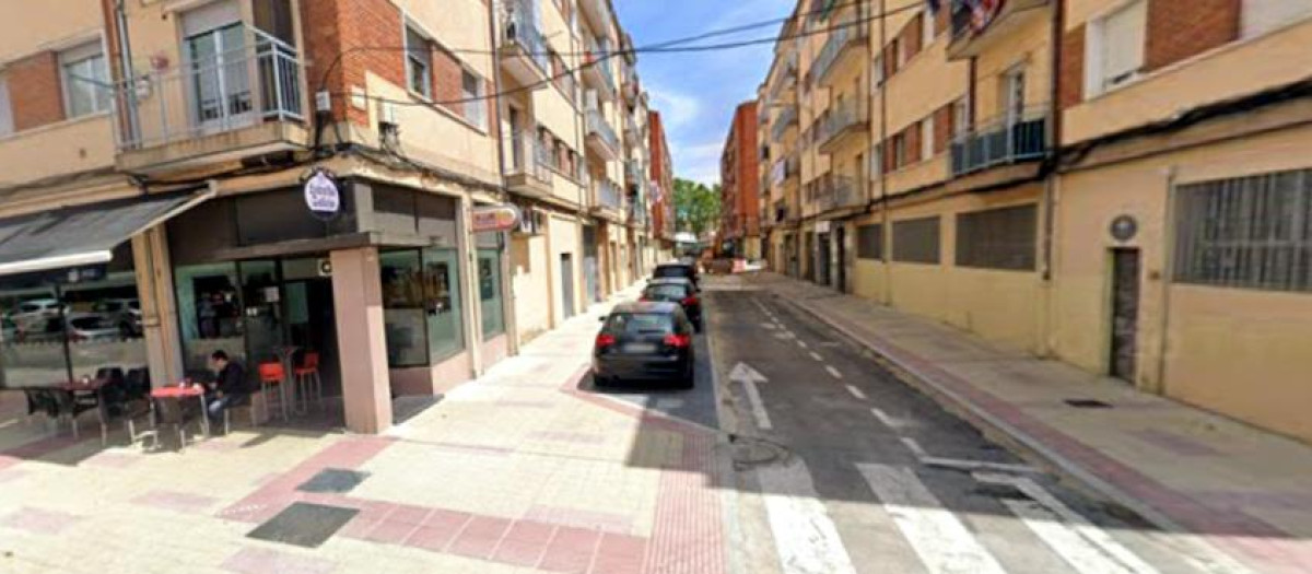 Calle Petunias, en el barrio Garrido de Salamanca, donde ha muerto un hombre acuchillado