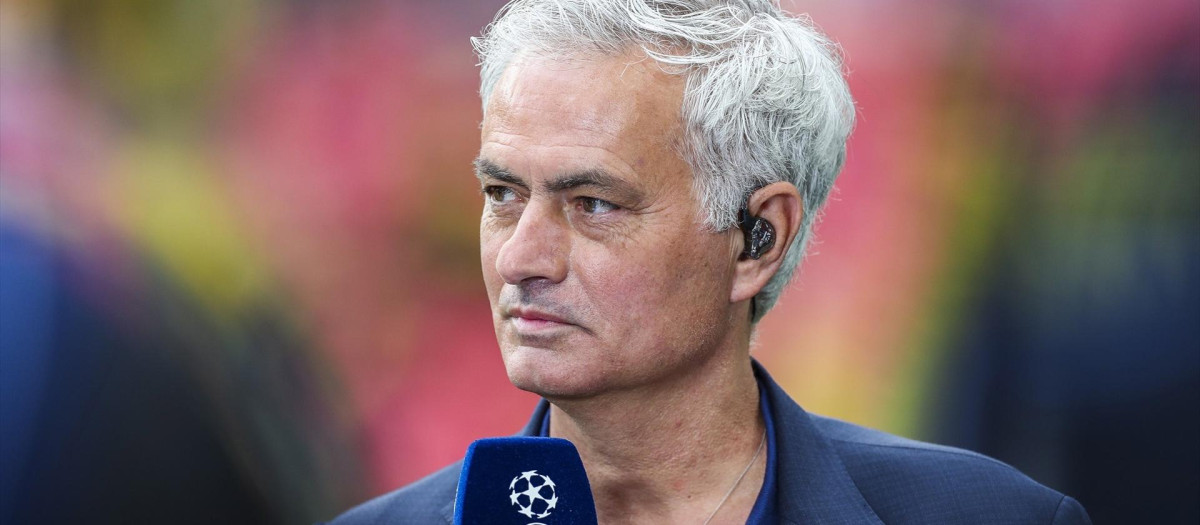 José Mourinho en la final de la Champions 2024