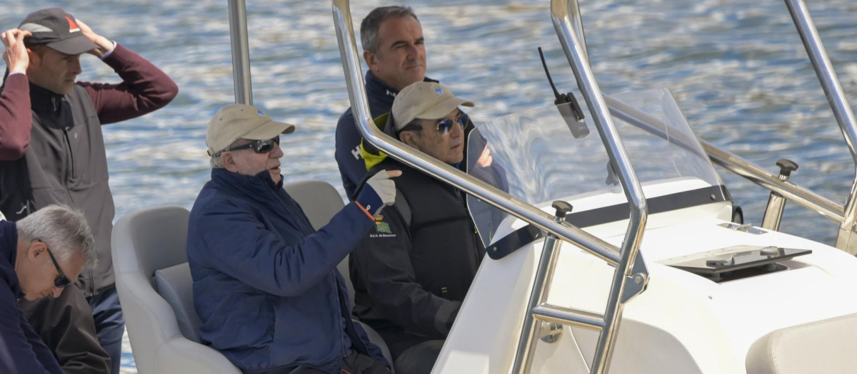 Juan Carlos  I  en Galicia este fin de semana