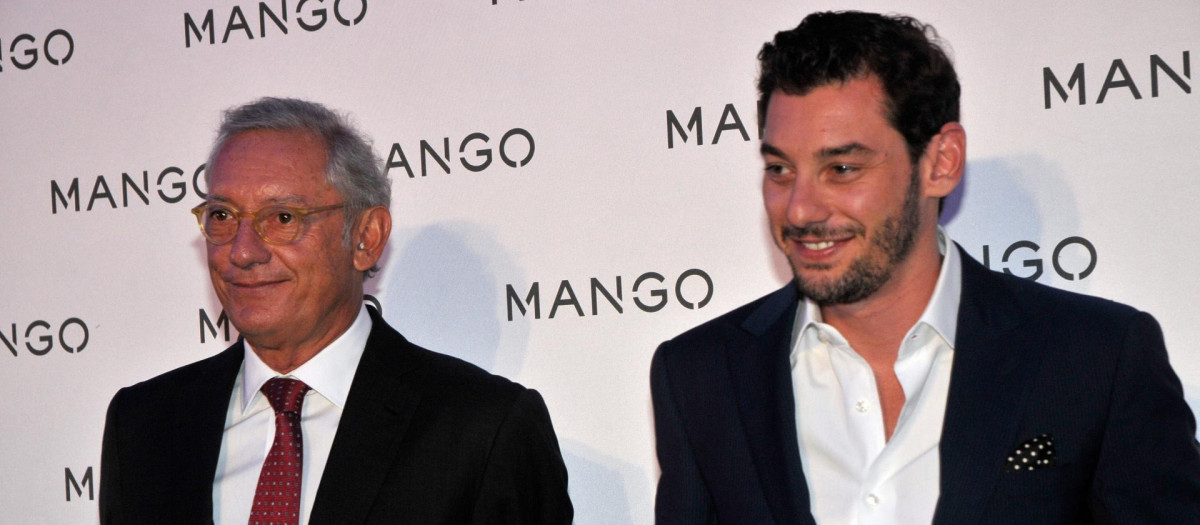 El fundador de Mango Isak Andic y su hijo Jonathan, en una imagen de archivo