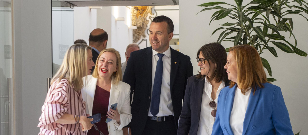 Imagen del pleno de la Diputación de Valencia