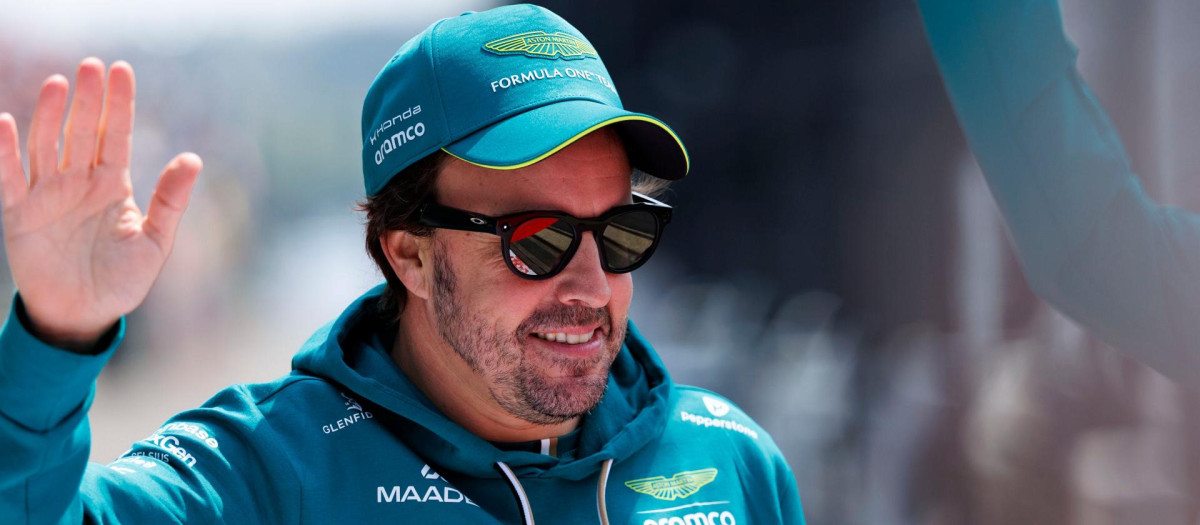 Fernando Alonso durante el Gran Premio de Japón
