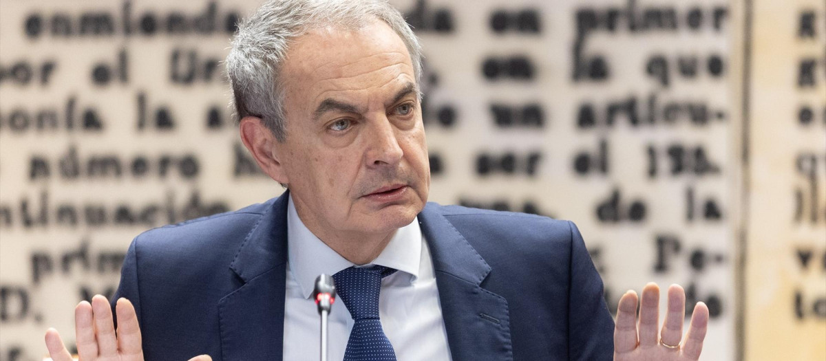 José Luis Rodríguez Zapatero, en la Comisión de Investigación sobre el caso Koldo en el Senado