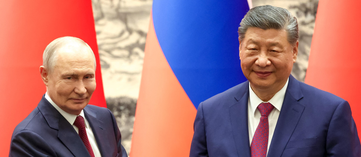 el presidente ruso Vladimir Putin y el presidente chino Xi Jinping