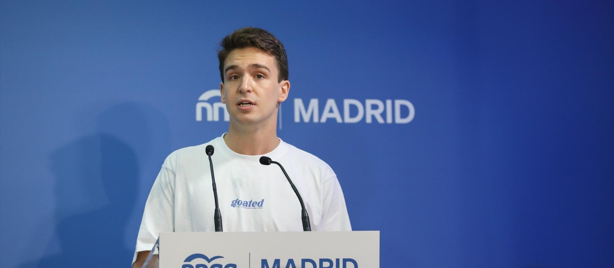 El presidente de Nuevas Generaciones del PP de Madrid, Ignacio Dancausa