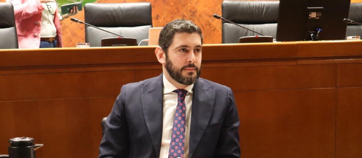 El vicepresidente primero del Gobierno de Aragón y consejero de Desregulación, Bienestar Social y Familia, Alejandro Nolasco.

REMITIDA / HANDOUT por VOX.
Fotografía remitida a medios de comunicación exclusivamente para ilustrar la noticia a la que hace referencia la imagen, y citando la procedencia de la imagen en la firma
20/5/2026