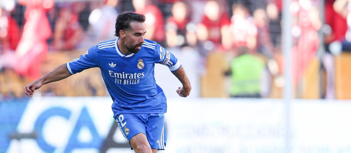 Dani Carvajal, en el partido ante el Sevilla el pasado domingo