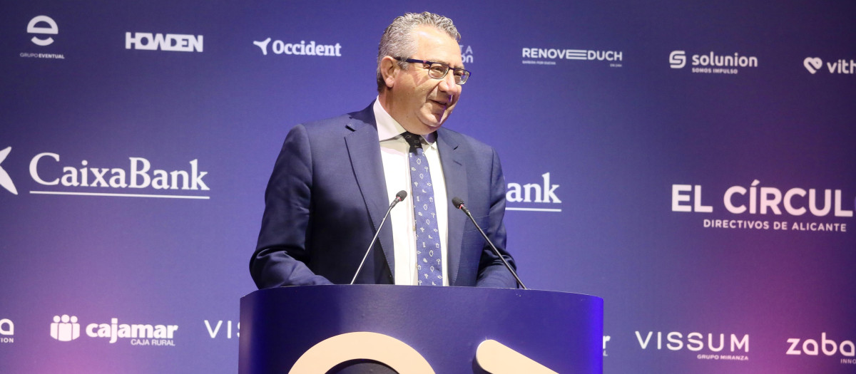 El presidente de la Diputación de Alicante, Toni Pérez, en OPENDIR