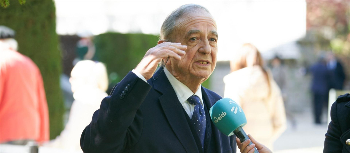 El exdirigente del PNV Iñaki Anasagasti en 2024