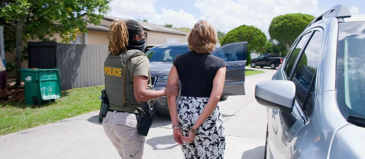 Momentos de la detención en Miami de Adys Lastres Morera, operadora económica del régimen ccubano