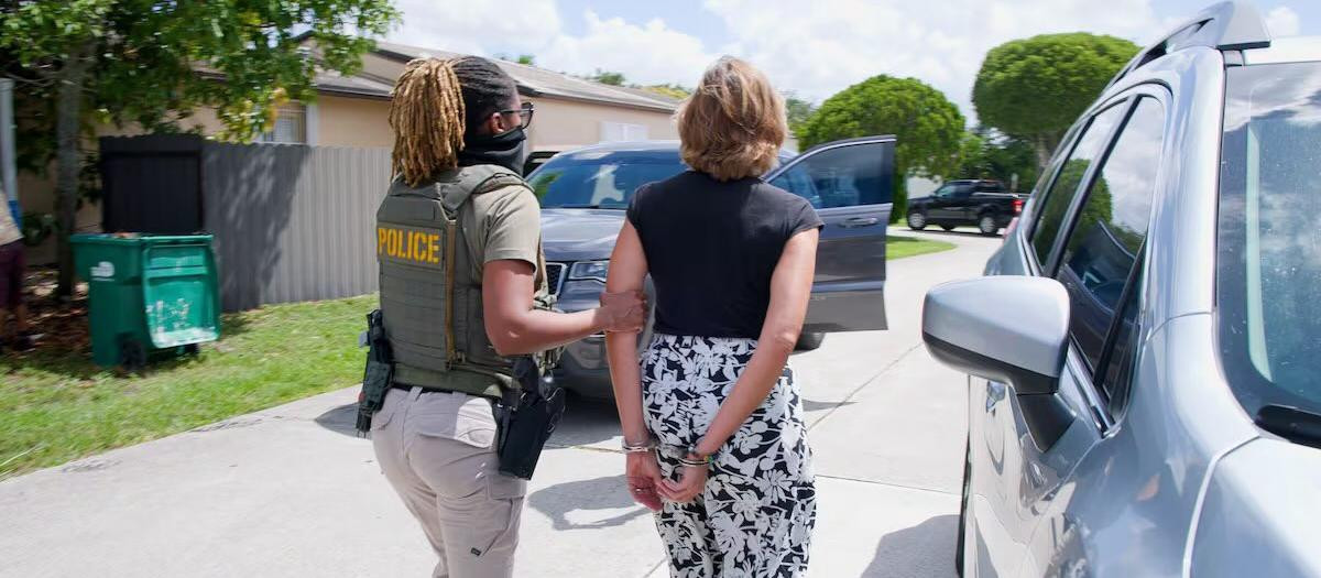 Momentos de la detención en Miami de Adys Lastres Morera, operadora económica del régimen ccubano