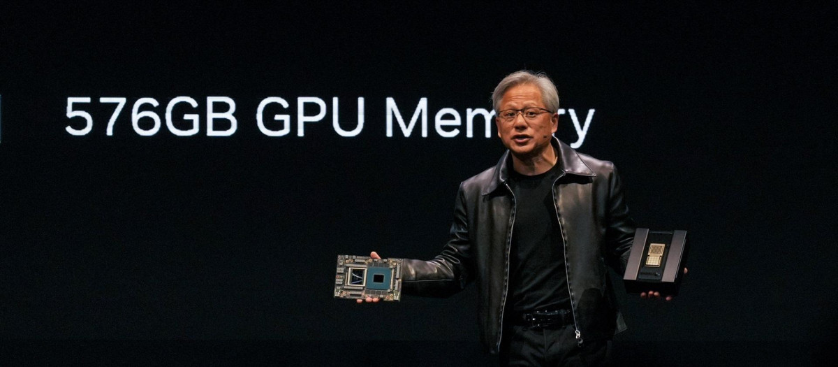 El presidente de Nvidia, Jensen Huang.