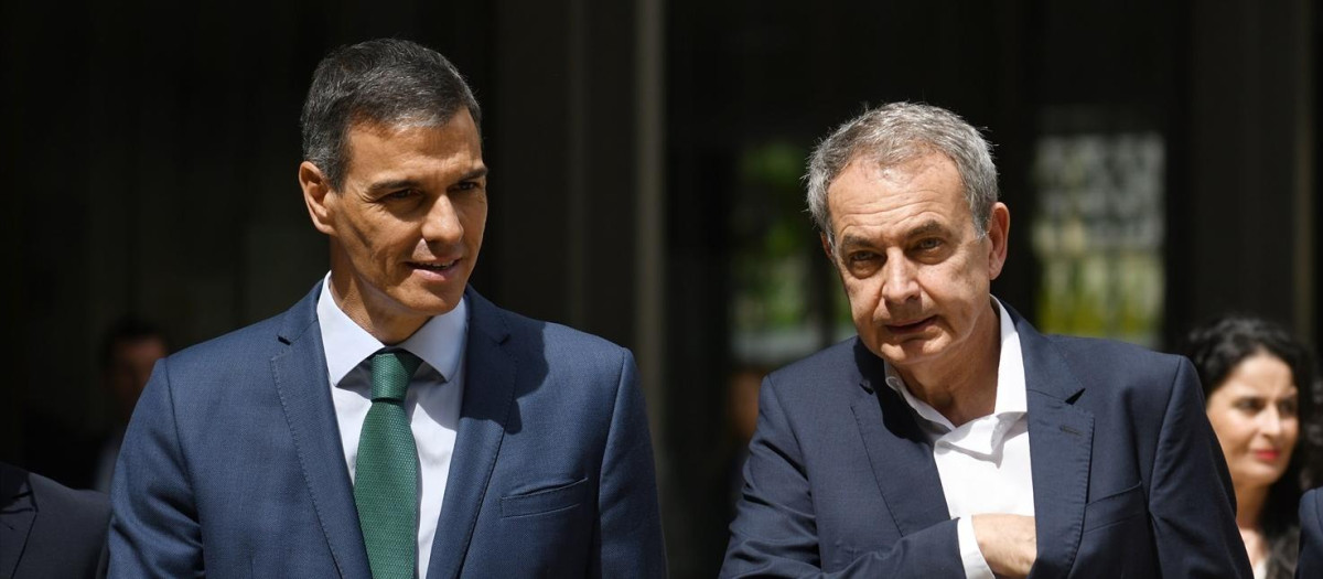 Pedro Sánchez y José Luis Rodríguez Zapatero, en una imagen de archivo