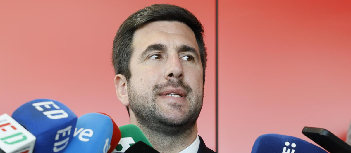 Enrique Riquelme, este viernes en Sevilla
