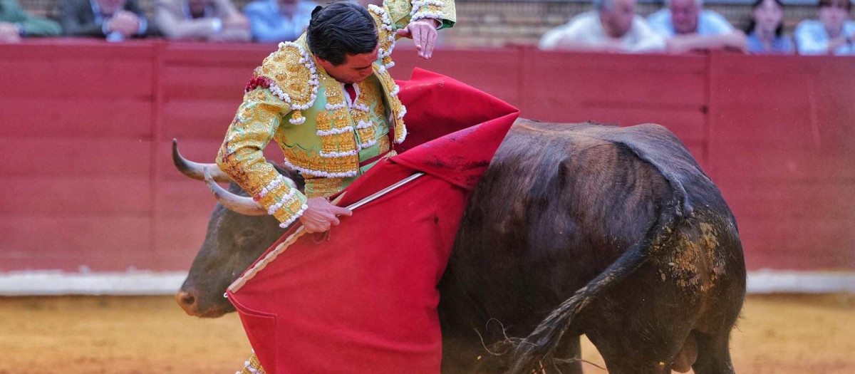 El diestro Juan Ortega, en la Plaza de Toros de Córdoba