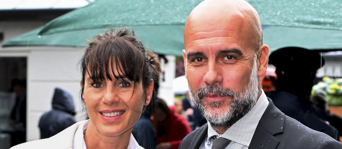 Pep Guardiola y Cristina Serra