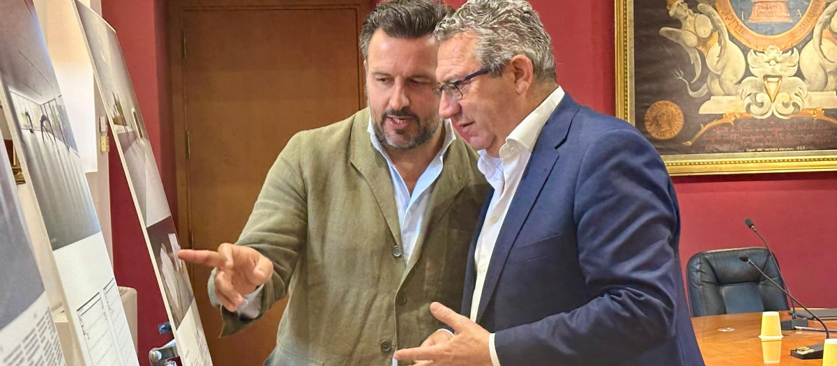 Imagen tomada este jueves de Toni Pérez y Pablo Ruz en Elche