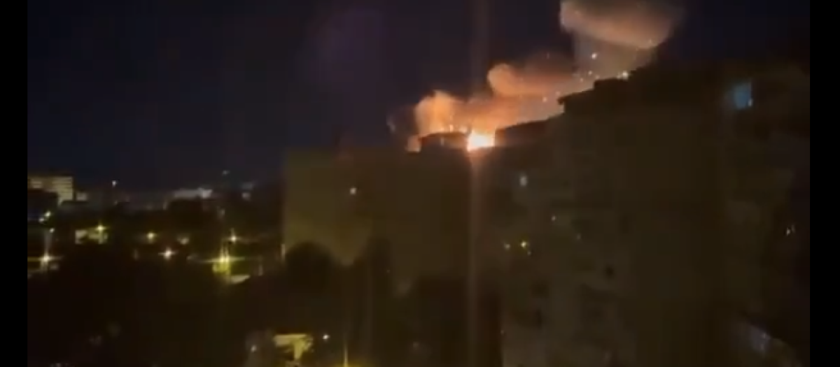 Imagen del ataque ruso en Rumania