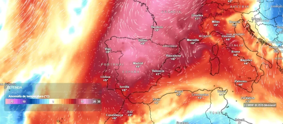 Predicción meteorológica de cara a este viernes
