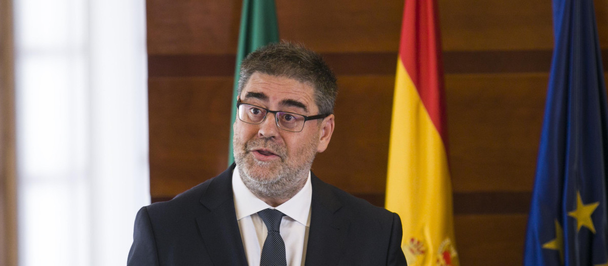 Antonio López, actual consejero y expresidente de la Cámara de Cuentas de Andalucía, en una imagen de archivo