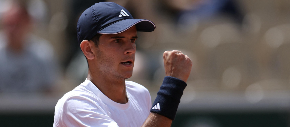 Rafa Jódar, durante la tercera ronda de Roland Garros