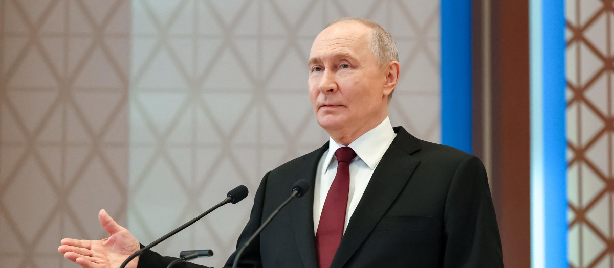 Vladimir Putin, presidente de Rusia, en un evento en Kazajstán